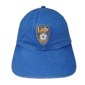 Ultra Club Strapback Hat WOHS Lady Warriors Blue Embroidered Logo